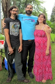 Jesse (center), Benjamin and Sarah.
